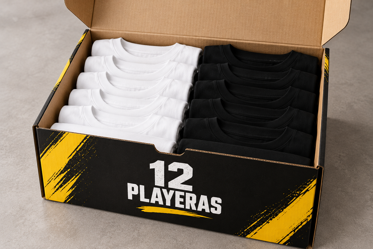 PAQUETE BUILD YOUR BRAND - 12 PIEZAS